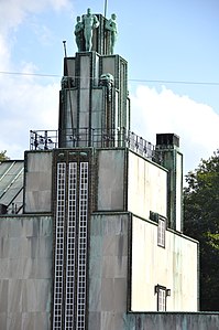 Geometric lines. Stoclet Palace, Brussels, by Josef Hoffmann (1905–1911)