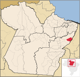 Ulianópolis – Mappa