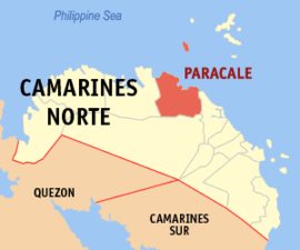 Paracale na Camarines Norte Coordenadas : 14°16'47"N, 122°47'13"E