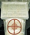 Épitaphe funéraire Demenge Mengeot - 1615