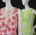 Lilly Pulitzer dresses in Suzie Zuzek prints, c.1965