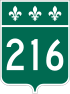 Route 216 shield