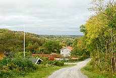 Bebyggelsen vid Röd.