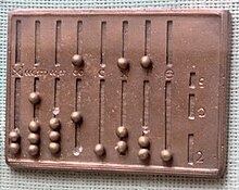 Copy of a Roman abacus RomanAbacusRecon.jpg