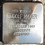 Stolperstein für Rudolf Mayer (Rottendorfer Straße 3 1/2)