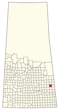 Location of the RM of Wallace No. 243 in Saskatchewan
