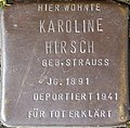 Stolperstein für Karoline Hirsch (Im Dau 12)