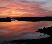 Sunset on South Uist, where MacDonald was born in 1722 Sunset, South Uist - geograph.org.uk - 603223.jpg