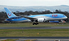 TUI 항공의 보잉 787-8