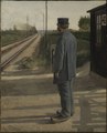 L.A Ring, The Railroad guard, 1884, Nationalmuseet