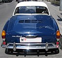 A Volkswagen 1500 in Vienna, rear view. This is an old photo.