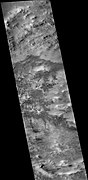 火星勘測軌道飛行器背景相機拍攝的劉歆隕擊坑。