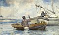 Winslow Homer, Bord de mer (aquarelle, 1885)