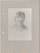 Zelfportret van Gerrit van Houten (1881)