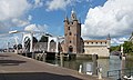 Zierikzee, gate (de Zuidhavenpoort) in the street