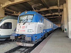 Metropolitan EuroCity a budapesti Nyugati pályaudvaron