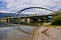 Brücke über die Aare zwischen Grenchen im Kanton Solothurn und Arch im Kanton Bern