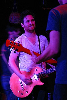 Alex Dezen of the Damnwells on stage at The Saint, Asbury Park, NJ, on September 23, 2011.