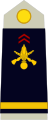 Погон другого лейтенанта (фр. Sous-Lieutenant) французької армії