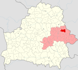 Location of Drybin District