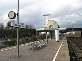 Blick vom Bahnsteig