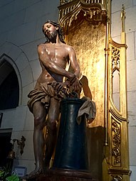 Cristo atado a la columna Catedral de la Almudena de Madrid.