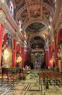 Собор Святой Марии интерьер Виктория Гозо Мальта 2014 1.jpg