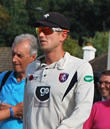 Joe Denly, seen playing for Kent in 2016, is a graduate of the Kent Cricket Academy Denly2.jpg