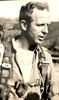 אליעזר פריגת מפקד טייסת 119 במלחמת יום הכיפורים.