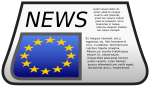 European newspaper icon