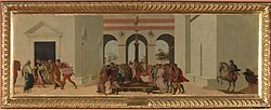 フィリッピーノ・リッピ『ルクレティアの物語』1478年-1480年頃 ウフィツィ美術館所蔵