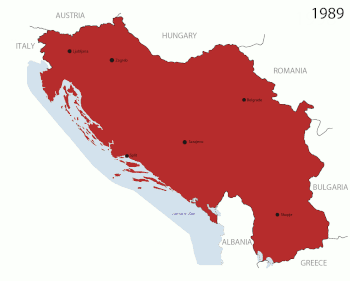 English: Animated map of the Yugoslav Wars, en...
