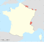 Carte des territoires perdus en 1815