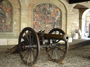 Canons de l'ancien arsenal de Genève.