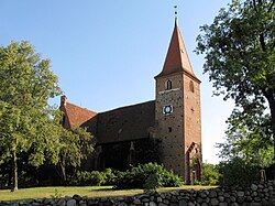 Medieval church in Gielow