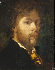 Self portrait of Gustav Moreau, 1850