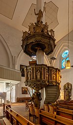 Detail of the pulpit