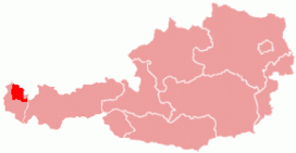 Bregenzerwald region within Austria