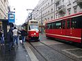 Former Warsaw #366 as a museum tram in Chorzów