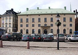 Argus 38 og 40 fra Skeppsbron med Tullhuset til høyre