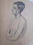 Figure Study 42, 1923, pencil, Goriansky Family Collection