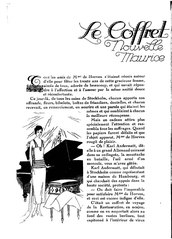 Maurice Leblanc, Le Coffret de voyage, 1921    