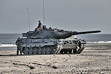 A Leopard 2A6 in Dutch service Leopard 2 tank in Dutch service.jpg