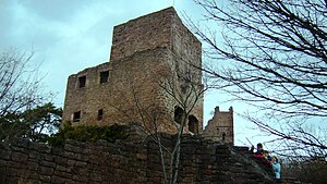 Le donjon du château de Wahlenbourg