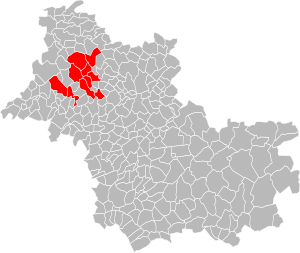 Lage der CC du Pays de Vendôme im Département Loir-et-Cher