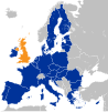 Lage des Vereinigten Königreichs in der Europäischen Union