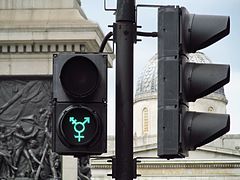 As a cross-walk symbol in London