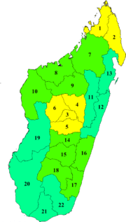 Miniatura para Provincias de Madagascar