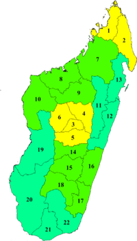Регионы Мадагаскара