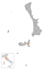 Locatie van Porto Azzurro in Livorno (LI)